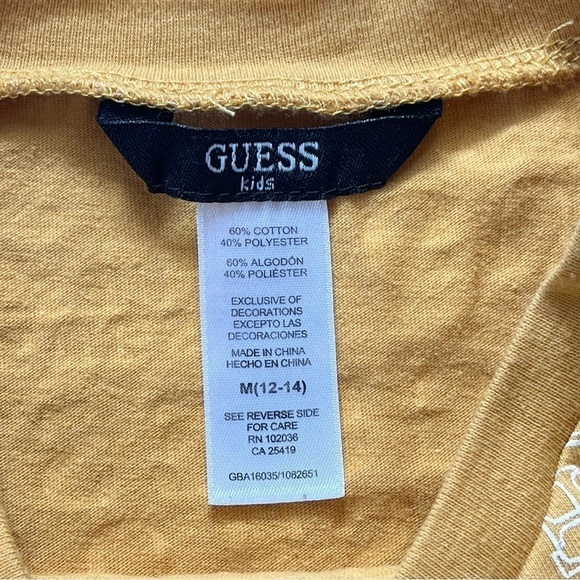 Guess Logo Print Kids M Tshirt - Picture 3 of 5